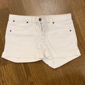 Jcrew white jeans short size 4